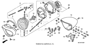 Headlight (vtx1800c) Schematic