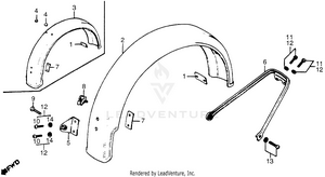Rear Fender Schematic