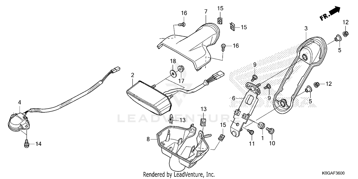 TAILLIGHT@LICENSE LIGHT