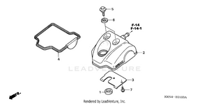 Cylinder Head Cover Schematic