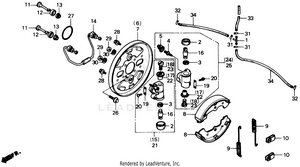 Fw Front Brake Panel Schematic
