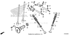Camshaft@valve Schematic