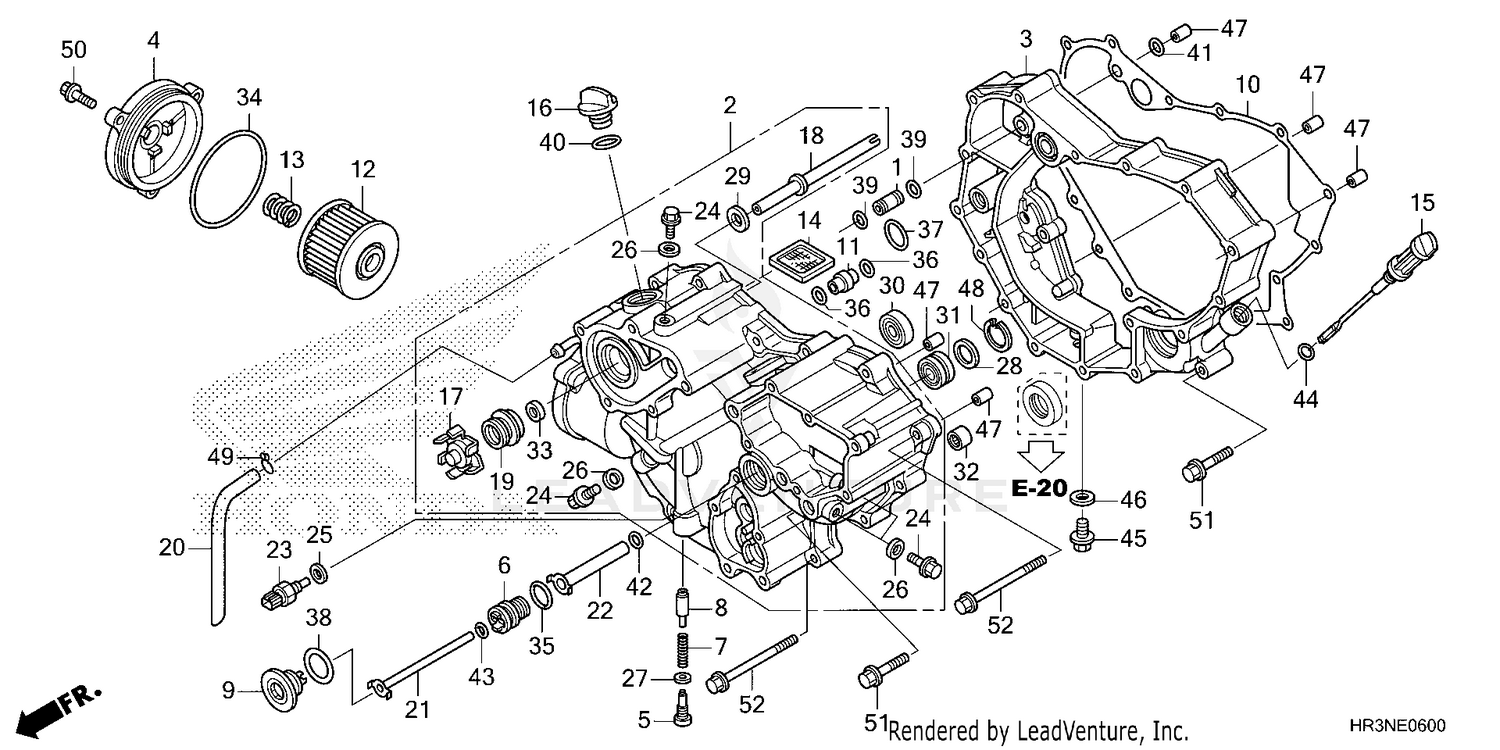 FRONT CRANKCASE COVER (1)