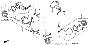 Front + Rear Turn Signal Schematic