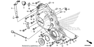 Right Crankcase Cover Schematic