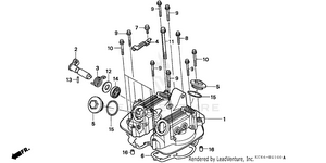 Cylinder Head Cover Schematic