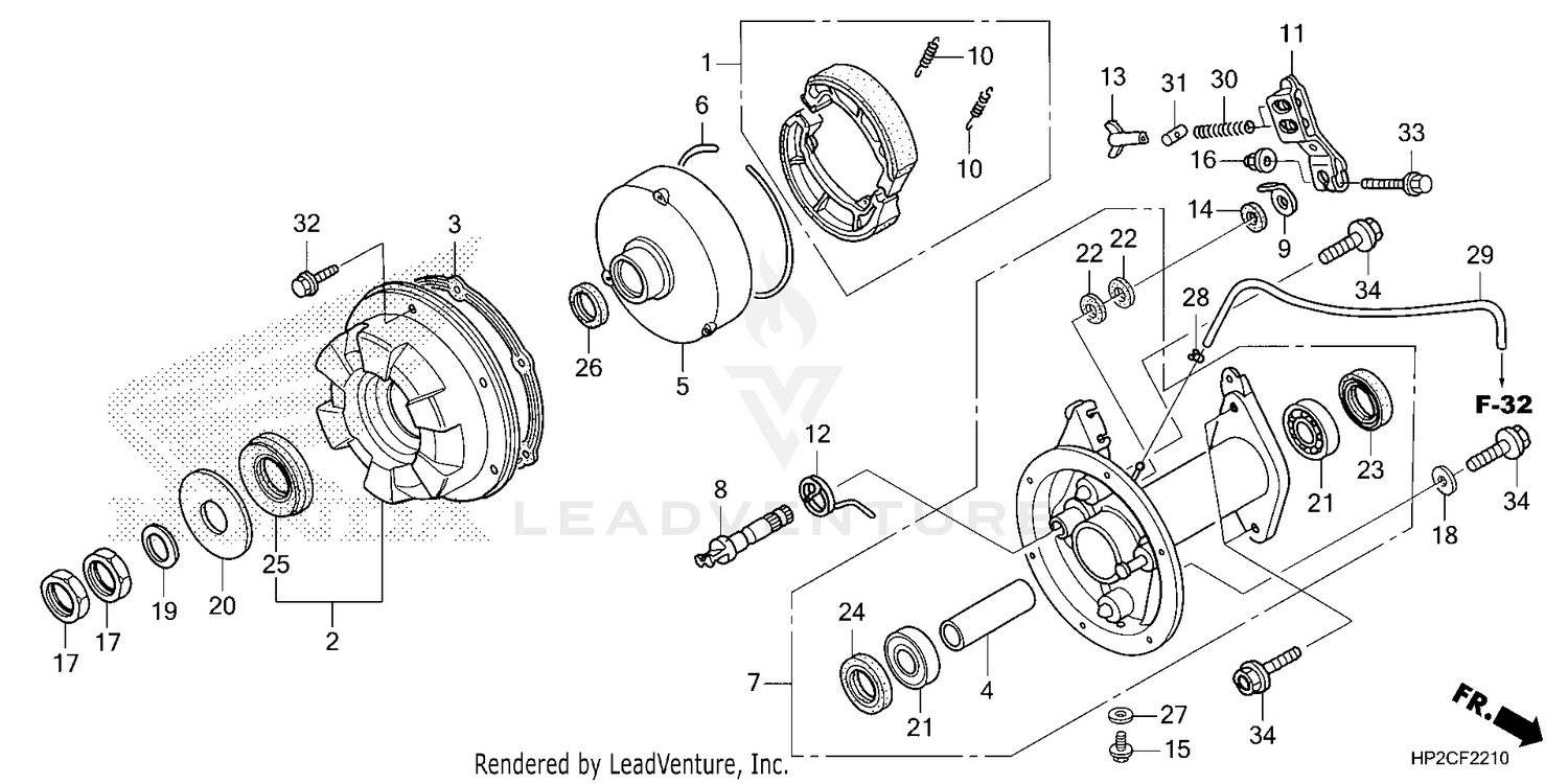 REAR BRAKE PANEL