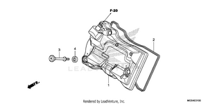 Cylinder Head Cover Schematic