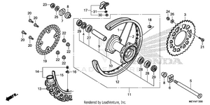 Rear Wheel Schematic