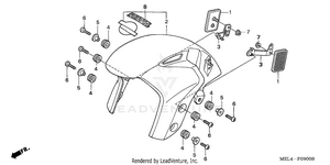 Front Fender Schematic