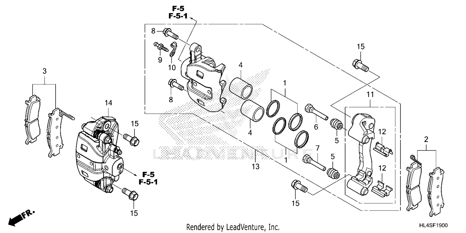 FRONT BRAKE CALIPER