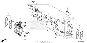 Front Brake Caliper Schematic