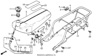 Oil Tank + Rear Carrier Schematic