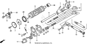 Gearshift Drum Schematic