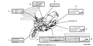 Caution Label Schematic