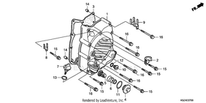 Right Crankcase Cover Schematic