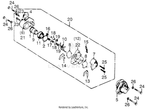 Front Brake Caliper Schematic