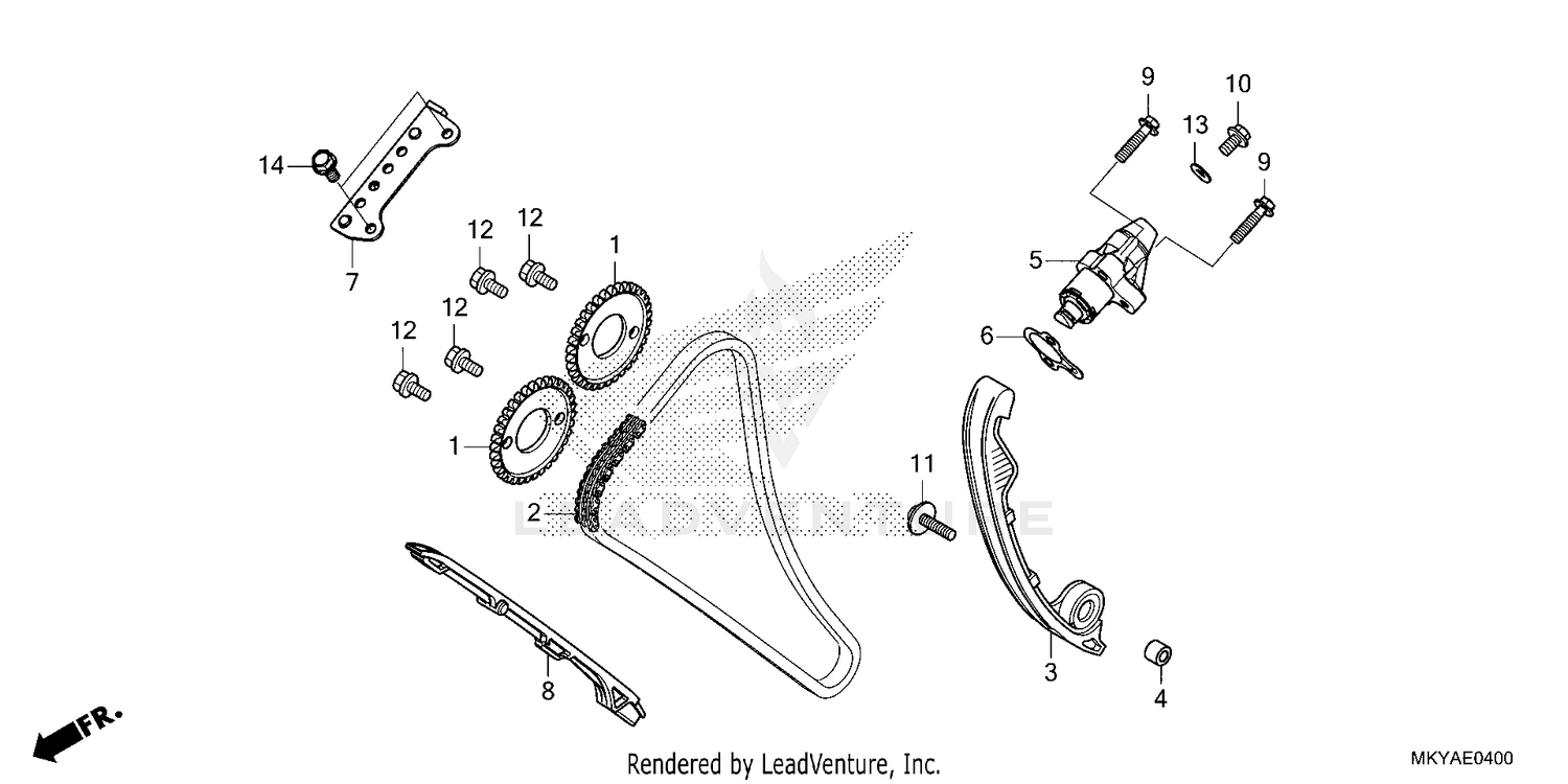 CAM CHAIN@TENSIONER
