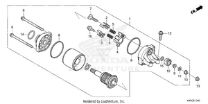 Starter Motor Schematic