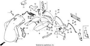 Rear Fender Schematic