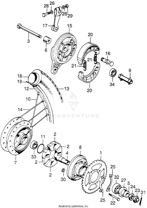 Rear Wheel Schematic