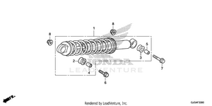 Rear Shock Absorber Schematic