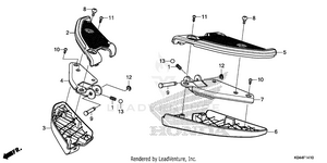 Pillion Step Schematic
