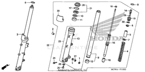 Front Fork Schematic