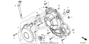 Right Crankcase Cover Schematic