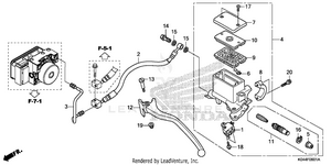 Rear Brake Master        Cylinder (nss300a) Schematic