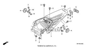 Rear Fender Schematic