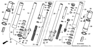 Front Fork Schematic