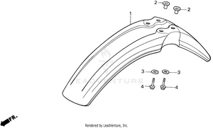 Front Fender Schematic
