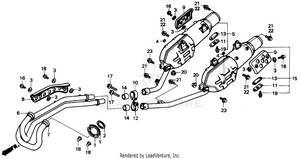 Exhaust Muffler Schematic
