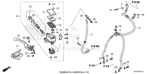 Front Brake Master       Cylinder Schematic