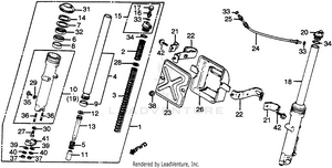 Front Fork Schematic