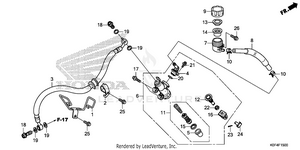 Rear Brake Master        Cylinder Schematic