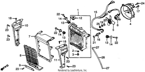 Radiator + Cooling Fan Schematic