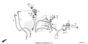 Handle Lever@switch@cable Schematic