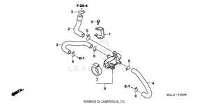Air Injection Control Valve (2) Schematic