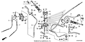 Handle Levers + Switch + Cables Schematic