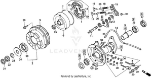 Rear Brake Drum Schematic