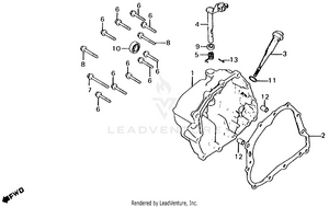 Right Crankcase Cover Schematic
