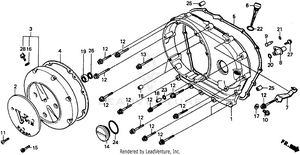 Right Crankcase Cover Schematic