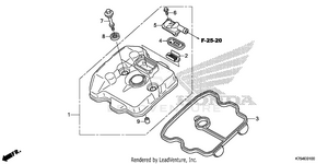 Cylinder Head Cover Schematic