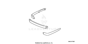 Trunk Molding Kit        (chrome) Schematic