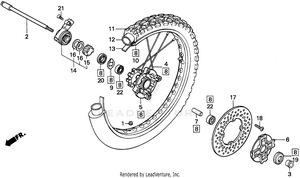 Front Wheel Schematic