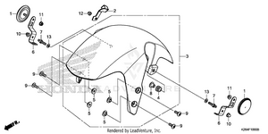 Front Fender Schematic