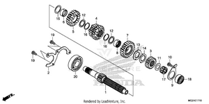 Transmission (mainshaft) Schematic