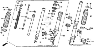 Front Fork Schematic